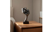 Couple Sculpture Textured Abstract Sculpture Modern Shelf Ornament for Desk