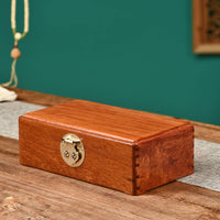 Wooden Jewelry Box Handmade Jewelry Box with Hinged Lid for Women