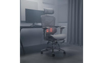 Adjustable Headrest Reclining Office Chair with Footrest Ergonomic Office Chair for Streamers