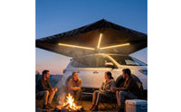 Wide Coverage 270-Degree Awning Waterproof 270 Degree Awning Fold-out Camping Shelter Weather-Resistant for Overlanders, Campers, SUV