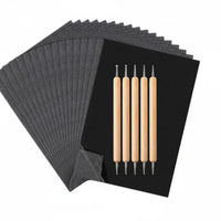 200 Sheets Clear Lines A4 Carbon Copy Paper Smudge-Smudge-Resistant Carbon Paper Multi-Surface for Artists, Crafting
