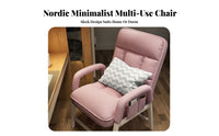 Modern Design Adjustable Padded Recliner Reclining Function Upholstered Armchair High Back Support Computer Chair Thick Cushioning for Young Adults, Office Workers, Homeowners, Bedroom, Home Theater