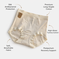 Period Pants for Maternity and C Section Recovery with High Waist Design, Postpartum Underwear, Knickers After Birth