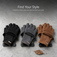 Men's Winter Warm Cycling Gloves with Windproof, Non-slip, and Touchscreen Features
