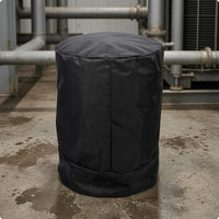 Cylindrical Covering Cover Sewn Construction Black Equipment Cover Heavy-Duty Gear Protection