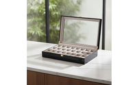 Watch Box with Clear Lid Wooden Timepiece Display Box Rectangular Organizer for Shop Counters