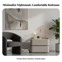CumulusShaped End Table Cream and fashion Nightstand Light Luxury for Homeowners, Women