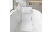 3D Mesh Full Body Bath Pillow Non-Slip Bath Cushion with Suction Cups for Adults, Bathtub, Home Spa