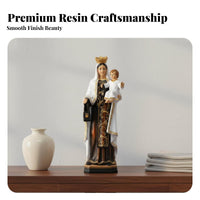Resin Mother Holding Baby Statue Sentimental Gift Mother Holding Baby Figurine