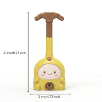Balloon Launcher Toy Set Cartoon Balloon Powered Car Simple to Use