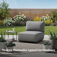 Waterresistant 4-Piece Woven Sofa set sun-resistant Outdoor Furnishing Water-Resistant Patio Set All-Weather for Hotel Owners, Entertainers, Garden, Terrace, rearyard, waterside