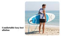 Paddleboard Shoulder Strap Quick-Disconnect Buckles Paddle Board Transport Strap Sturdy Stand-up Paddleboard Carrying Harness for Paddleboarders