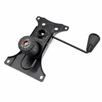 Stamped Steel Chair Base Control Plate Multiple Bolt Holes Tilt Mechanism Base Plate Ribbed Handle Swivel Tilt Control Mechanism