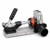 Pocket Hole Jig Angled Pocket Hole Jig with Dust Port Drill Guide Adjustable Quick-Clamp for Woodworkers, Furniture Joinery
