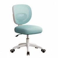 Height Adjustable Study Chair Ergonomic Design children's Furniture weight-activated automaticLocking casters Desk Seat Split spine supportrest for Students, Kids 6-12, Parents, studying, Bedroom, Home, Playroom