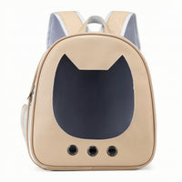 Cat Backpack Structured Pet Carrier Backpack Cat Carrier with Window Padded Bag Portable for Travel, Vet Visits