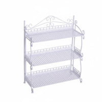 Installation-No-Assembly Foldable Shoe Rack Large Capacity 3-Tier Shoe Rack Space-Saving Multi-Tier Metal Storage Shelf Easy to Clean for Renters, Students, Entryway, Dorm Room, Closet, Balcony