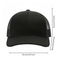 Breathable Mesh Trucker Cap Adjustable Fit Trucker Cap Cooling Headwear Lightweight