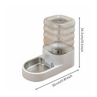 Large Capacity Pet Water Station Transparent Reservoir Water Dispenser with Sieve Double Filtration System Continuous-Supply Pet