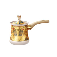 Long-Handled Coffee Pot Secure Lid Tea Server Multifunctional Kitchenware