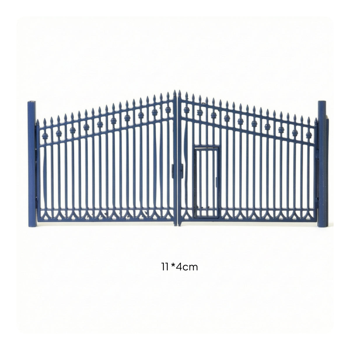 Plastic HO Scale Gate Miniature 1:87 Scale Gate Versatile Fence with Gates Realistic for Collectors