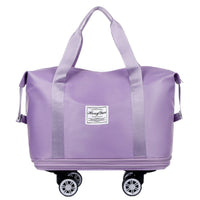 Rolling Duffel Bag with Wheels Soft Sided Wheeled Duffel Bag Extra Large for Journeyers, Students, Road Trips, Dorm Moves