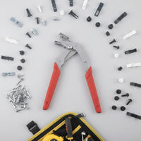 Stainless Steel Automotive Panel Clip Pliers Damagesafe Car Clip Removal Pliers Non-Slip Grip Plastic Fastener Remover Ergonomic Handle for Mechanics
