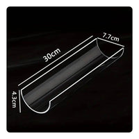 Easy to Clean Acrylic Roll Cake Mold Compact Acrylic Dessert Shaping Tool Portable