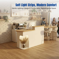 Cashier Counter, Modern Minimalist Reception Desk, Small Bar Table for Clothing Shop, Milk Tea Shop, Multiple Colors