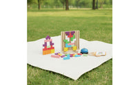 Pattern Block Game with Bell Double-Sided Block Puzzle with Bell Pattern Matching Puzzle Game Interactive Brain Teaser