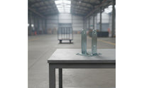 Long-Lasting Construction Heavy Duty Caster Bracket Wear Resistant Trolley Wheel Fork Rustproof Locking Swivel Casters Effortless & Quiet Rolling for Warehouse, Workshop