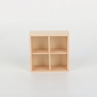 Unfinished Miniature Wooden Cabinet DIY Dollhouse Cabinet Paintable Dollhouse Cupboard Realistic for Collectors