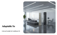 Air Conditioner Cover Dust Resistant Floor Standing Air Conditioner Dust Cover Dampness-Resistant Vertical Air Conditioning Unit Guard Film