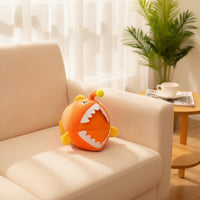 Anglerfish Stuffed Animal with Lure Soft Anglerfish Stuffed Toy Cuddly Fish Pillow with Lure for Kids, Young Children, Bedroom, Sofa, Nursery