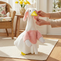 Easter Bunny Outfit Funny Easter Bunny Costume Cute for Goose Statue Holiday Decoration