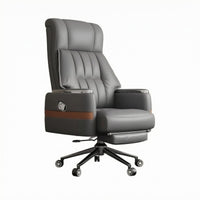 Office Chair Padded High-Back Office Chair Cushioned Seat Seating Furniture