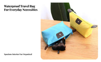 Dumpling Makeup Pouch Easy to Carry Dumpling Shape Makeup Pouch Sturdy Foldable Toiletry Bag for Women, Journeyers, Business Trip, Daily Use, Washroom
