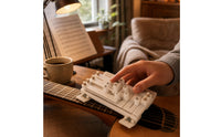Clamp-on Guitar Chord Assistant Acoustic Guitar Chord Guide Compact Assisted Learning Tool White for Students