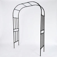 Garden Arch and Heavy Duty Trellis for Climbing Plants, Wide Plant Support with 2-Layer Structure, Wedding Arch for Party Backdrop, Rural Style