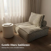 Comfortable Seating Tofu Block Couch Versatile Use Modular Sofa Long-Lasting Construction Living Room Furniture Sturdy Frame for Apartment Dwellers, Young Adults, Homeowners, Bedroom, Lounge Area