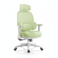 Support Ergonomic Desk Seat Compact Size Swivel Chair Rolling Casters Office Furniture Adjustable Armrests for Telecommuting Workers, Students, Adults, Small Living Areas, Study Room