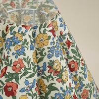 Lampshade for Table Lamps with Eight Petal Flower Design, Cloth Light Shade for Living Room Decor