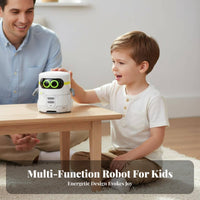 Early Education Interactive Companion Robot Sings and Dances Voice Control Robot Toy Tap Sensing for Children, Children