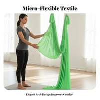 Full Body Workout Suspended Fitness Sling Long-Lasting Material Anti-Weightlessness Fitness Swing Lightweight for Adults, Dancers, Home