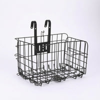 Front Foldable Bike Basket Rear Folding Cycle Basket Hanging Easy to Install for Students, Shopping