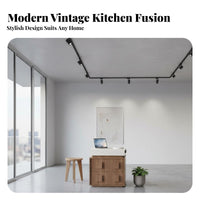 Multi-Functional Integrated Island and Dining Table mid-century modernera Modern design transformable Kitchen Island Table abrasion-resistantResistant Top Storage Cabinet Space-Saving for Cooking aficionados, Apartment Dwellers, Entertainers, Small Spaces