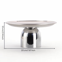 High-Foot Fruit Tray Decorative Fruit Bowl with Pedestal Stylish Pedestal Bowl for Tabletop