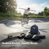 Guarding Gear Set Versatile-Sport Use Skateboard Pads Set High Impact Protection Skateboard Pads for Kids, Adults, Skateboarding