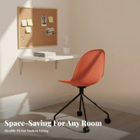 Space-Saving Armless Rolling Task Chair Comfortable Armless Rolling Chair Low spine Support Office Furniture long-lasting Construction for Students, Home Workers, Adults, Small Spaces, Bedroom, Dorm Room