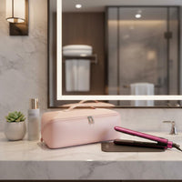 Hair Dryer Travel Bag Luxurious Lining Hair Dryer Storage Bag Large Capacity Waving Iron Travel Case for Jet-Setters